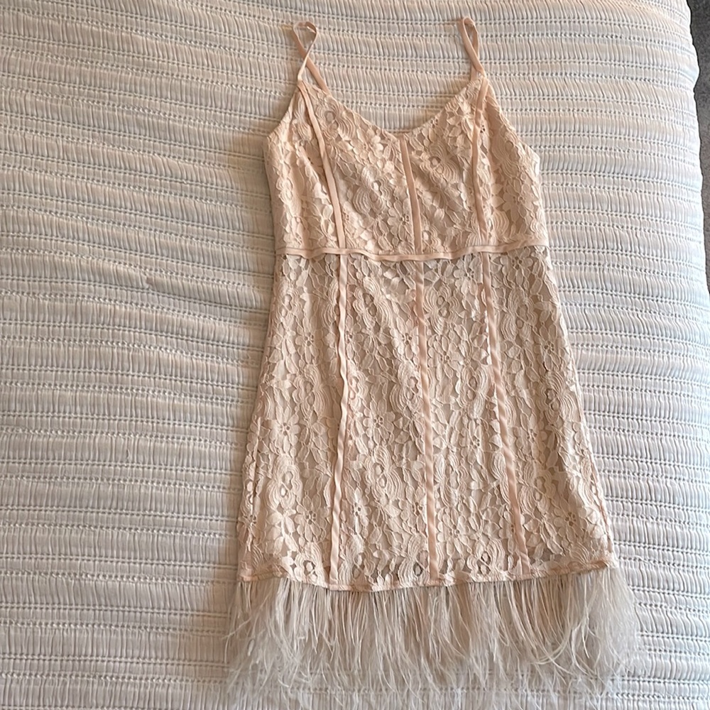 Gianni Bini Feather Dress